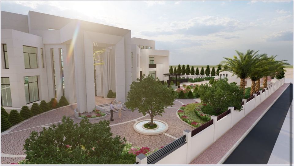 3D landscape design render