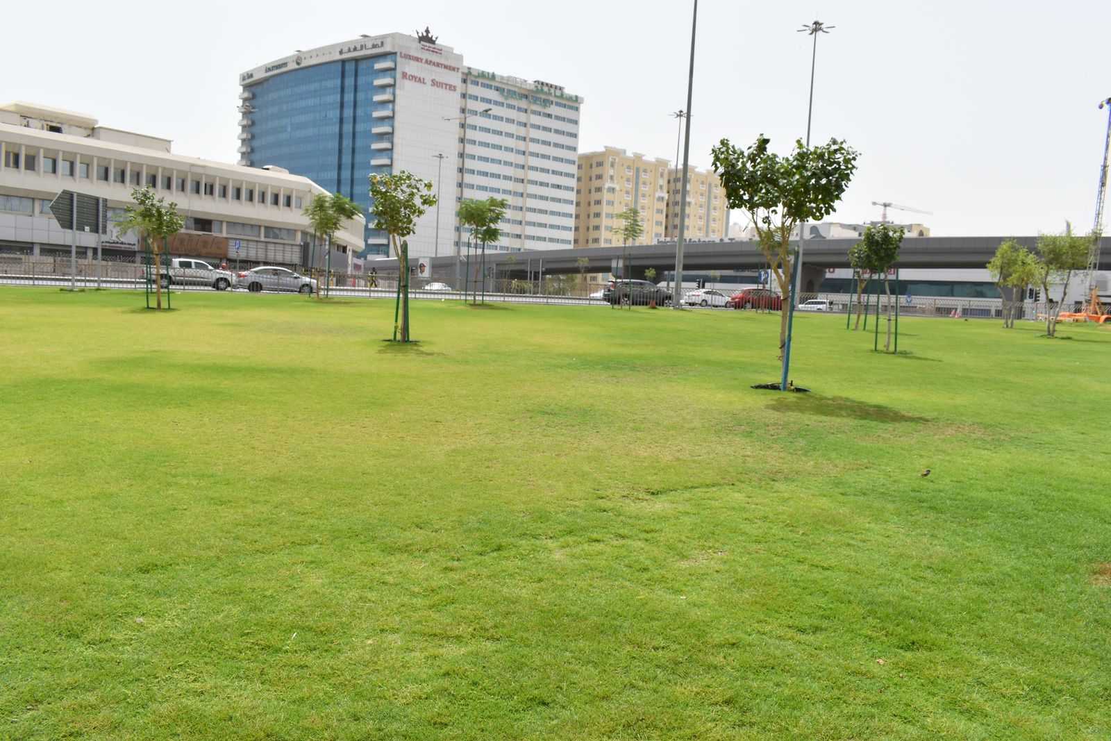 Greenery softening the built environment at Le Royal Méridien