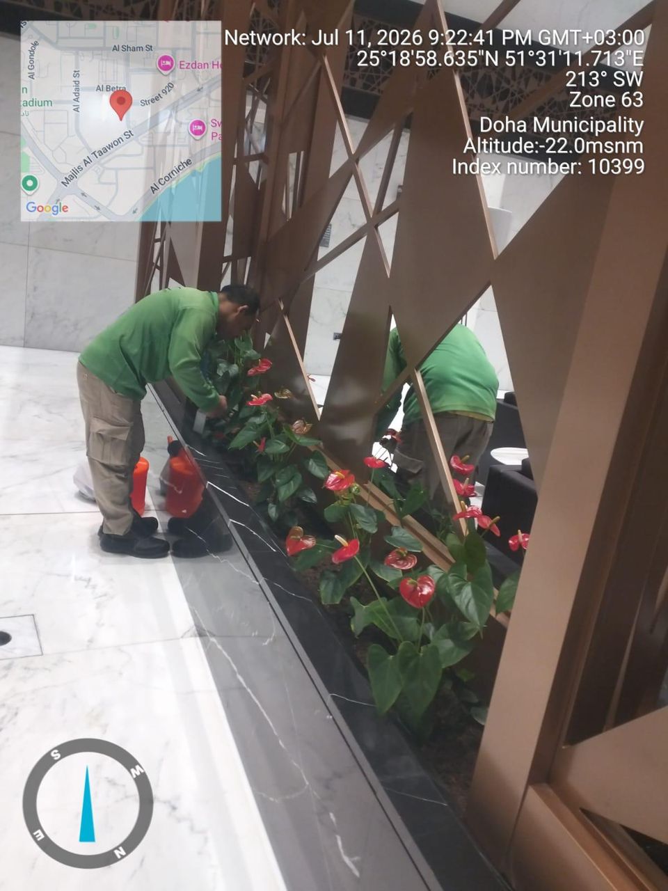 Lilac Landscape site team at work
